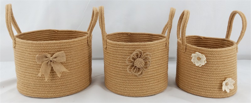 Decorative Cotton Rope Basket