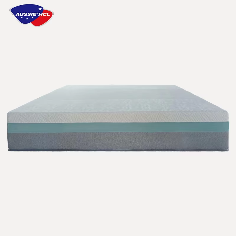 Aussie customizable mattress cool good sleep high quality king size double bed memory foam mattress