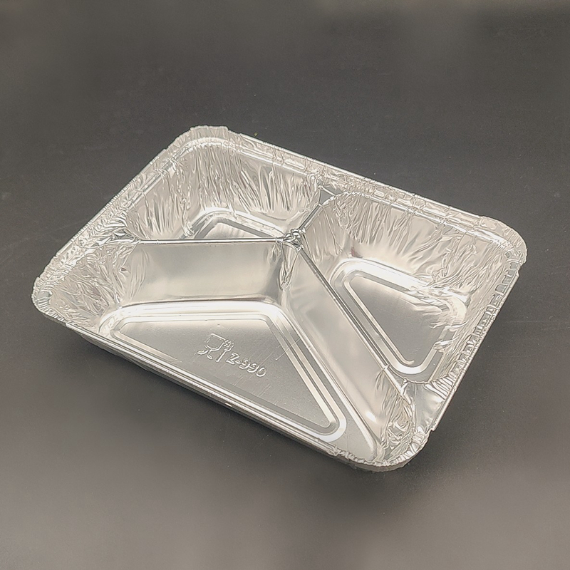 Disposable Multi-Section Aluminum Foil Trays | Perfect for Meal Prep, Baking, and Takeout