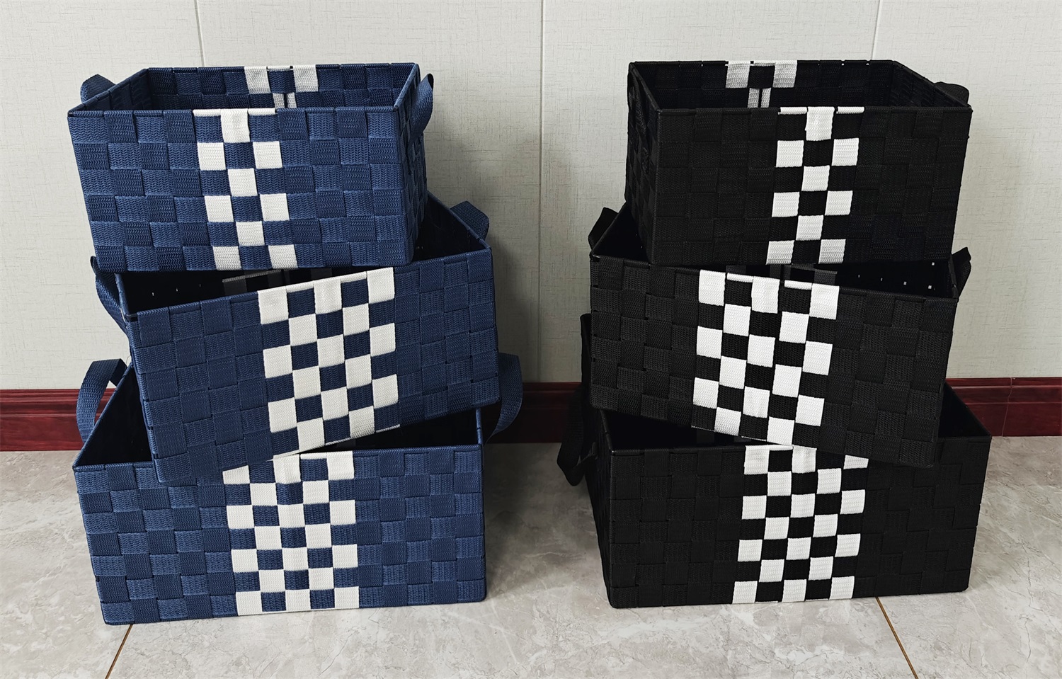 Decorative Nylon Strap Storage Organizer