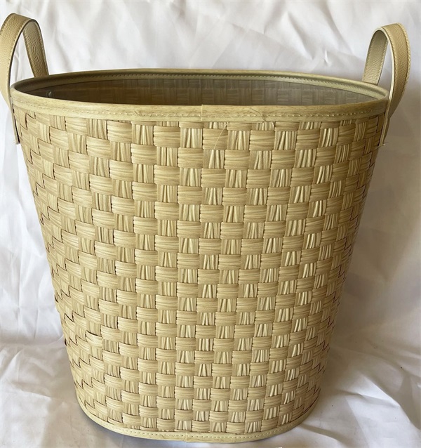 Decorative Plastic-rattan Hamper