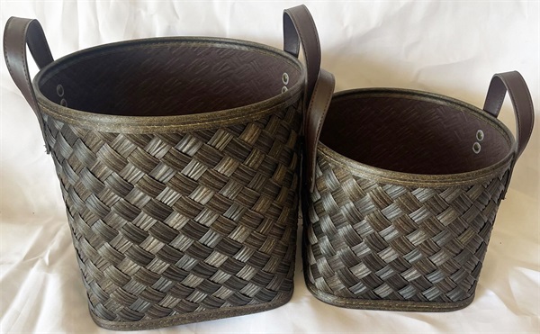 Decorative Plastic-rattan Basket