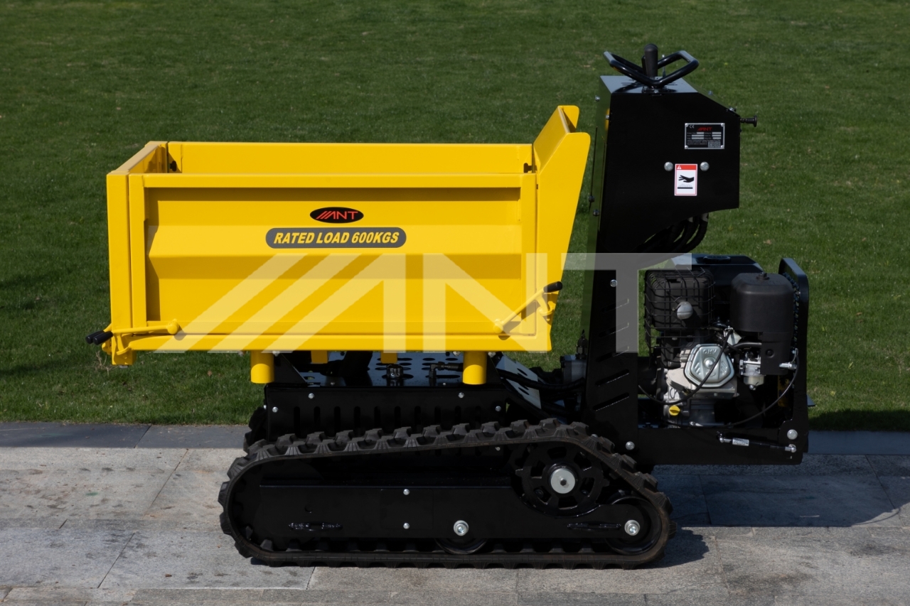 ANT Three sided flipping tracked mini dumper