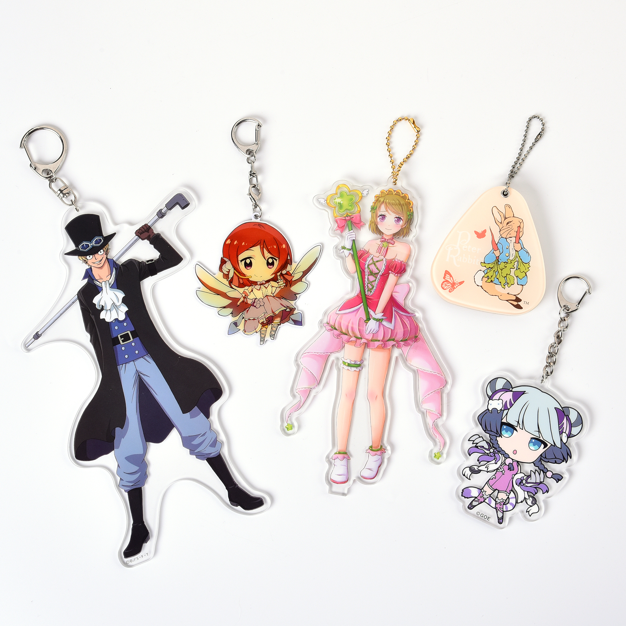 Promotional Cute Anime Acrylic Keychain Custom Design Acrylic Keyring