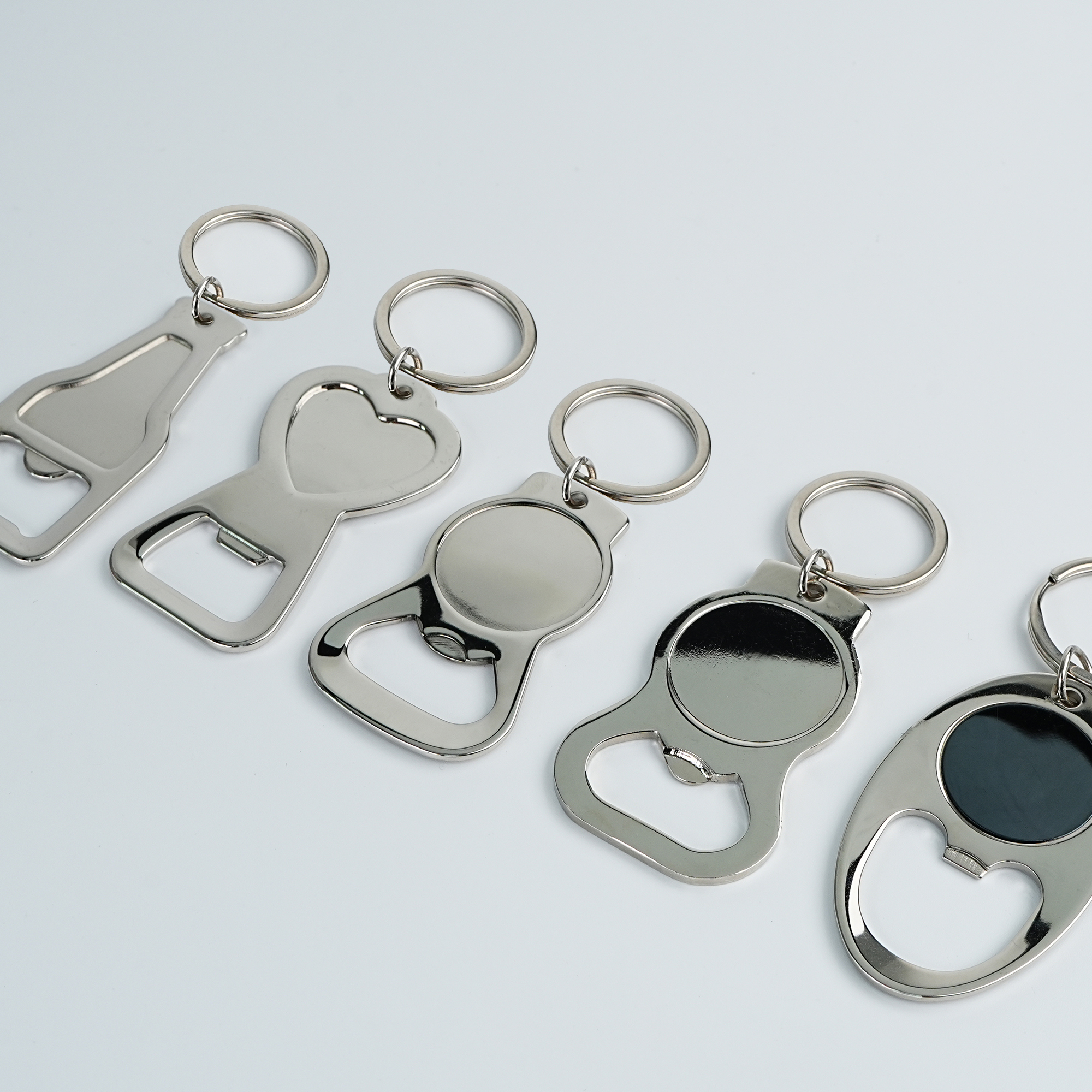 Customized Multifunctional Metal Alloy Bottle Opener Keychain
