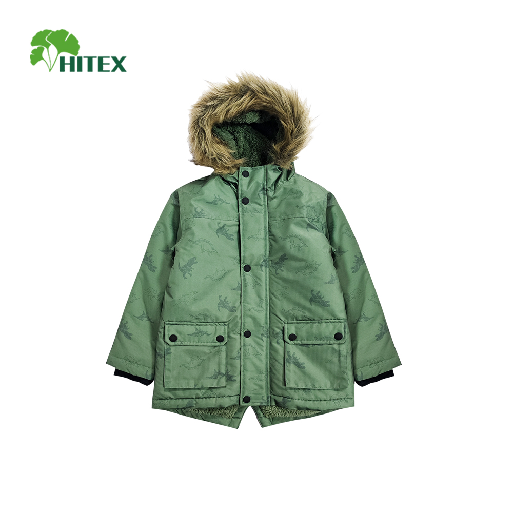 Hitex Woven Boy Padding Hoody Jacket