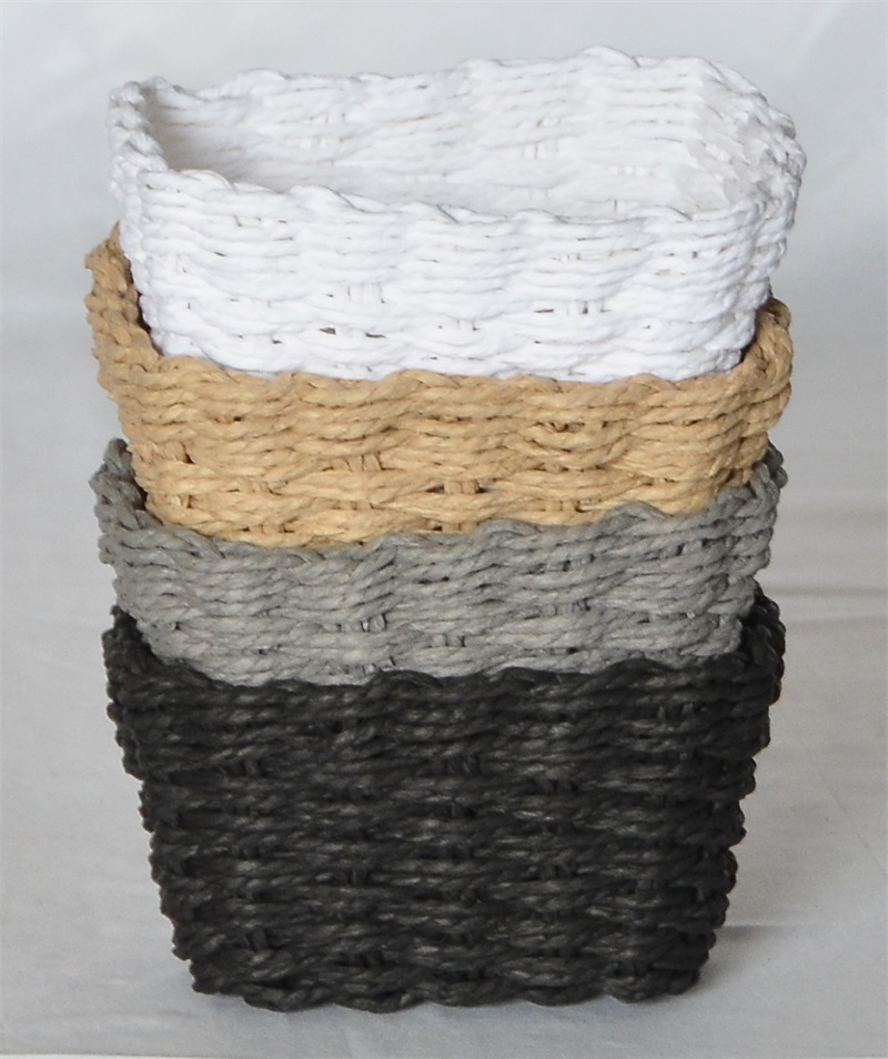 Decorative Paper Woven Basket