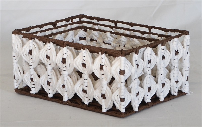 Decorative Paper Woven Basket