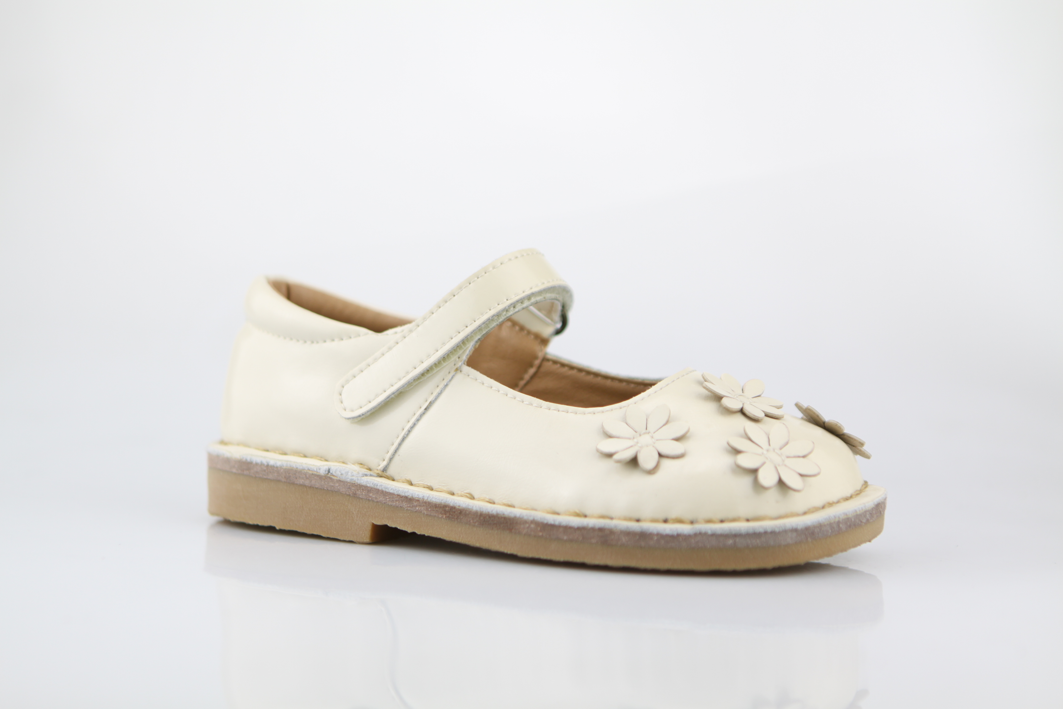 Children's Floral Leather Boots