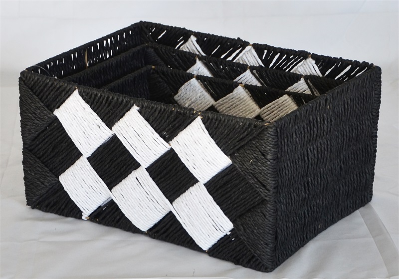 Decorative Paper Woven Basket