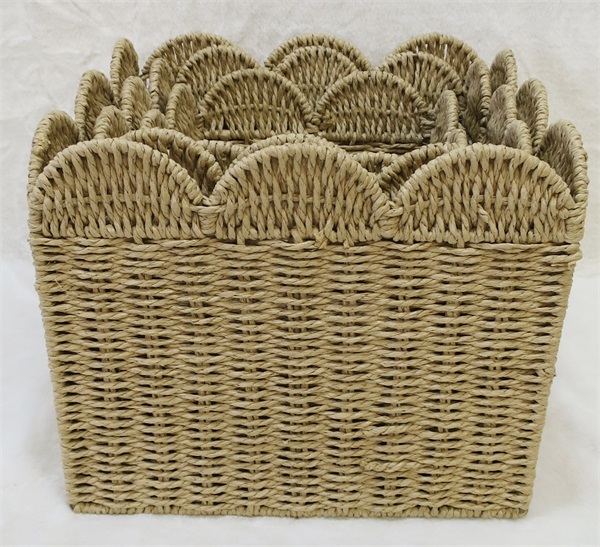 Decorative Paper Woven Basket