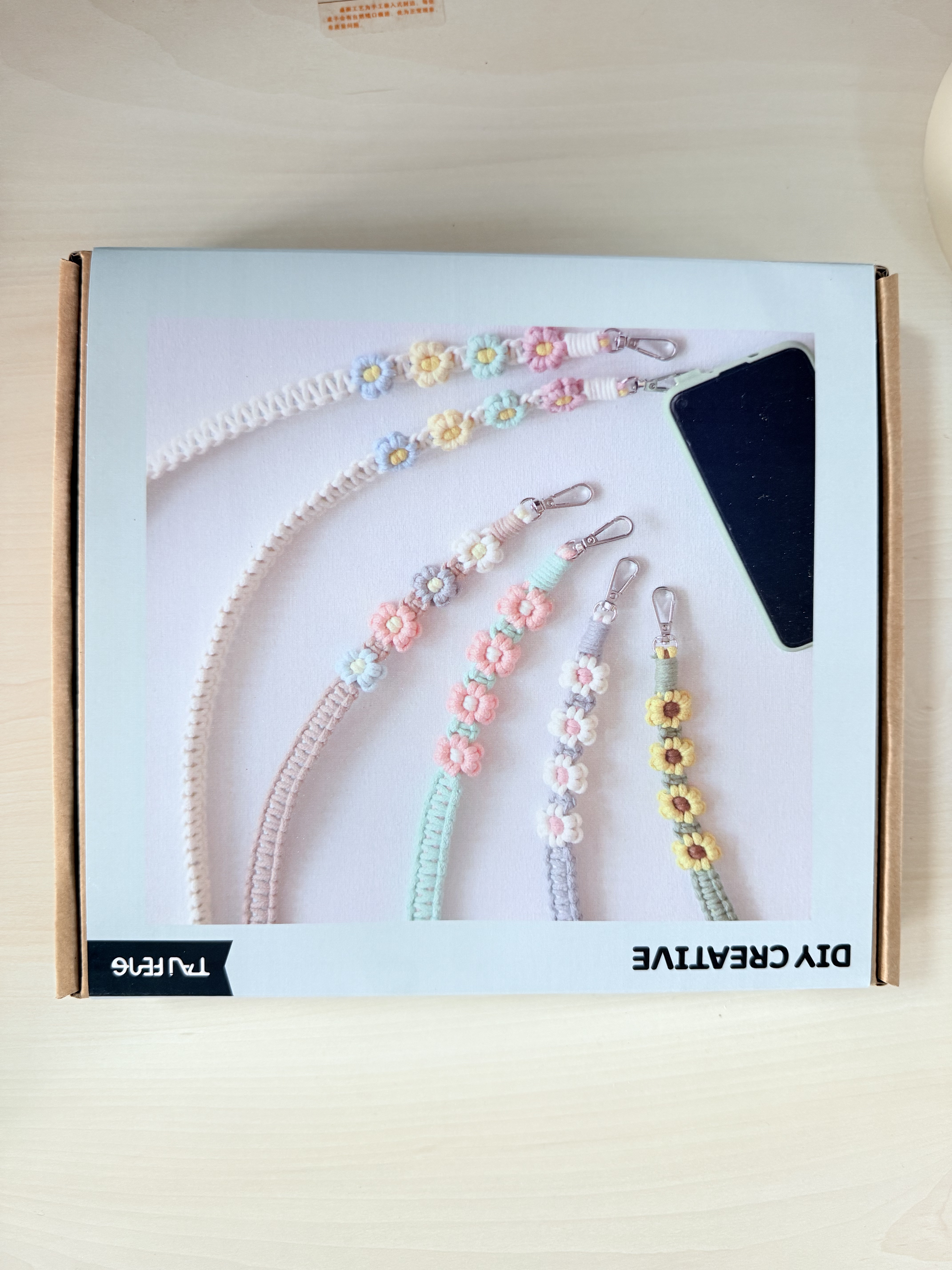 DIY string creative KEY CHAIN， ornaments with key chain