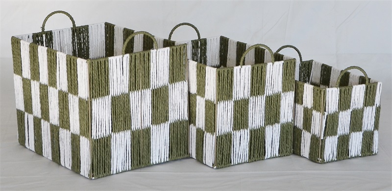Decorative Paper Woven Basket