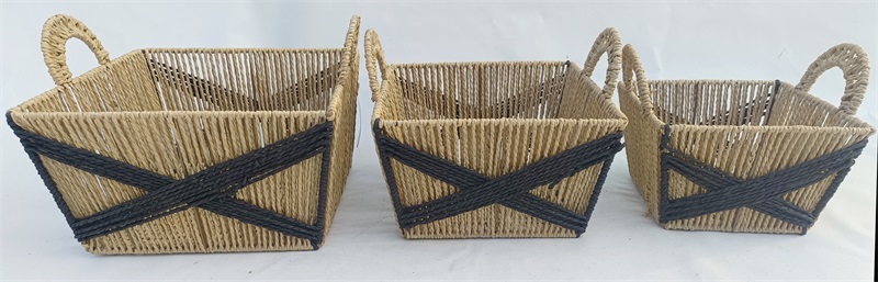 Decorative Paper Woven Basket