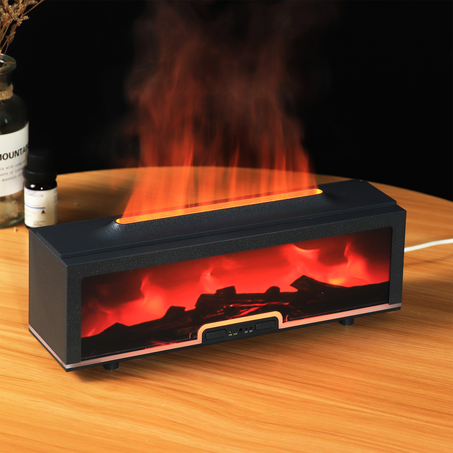 Flame humidifier, aromatherapy machine