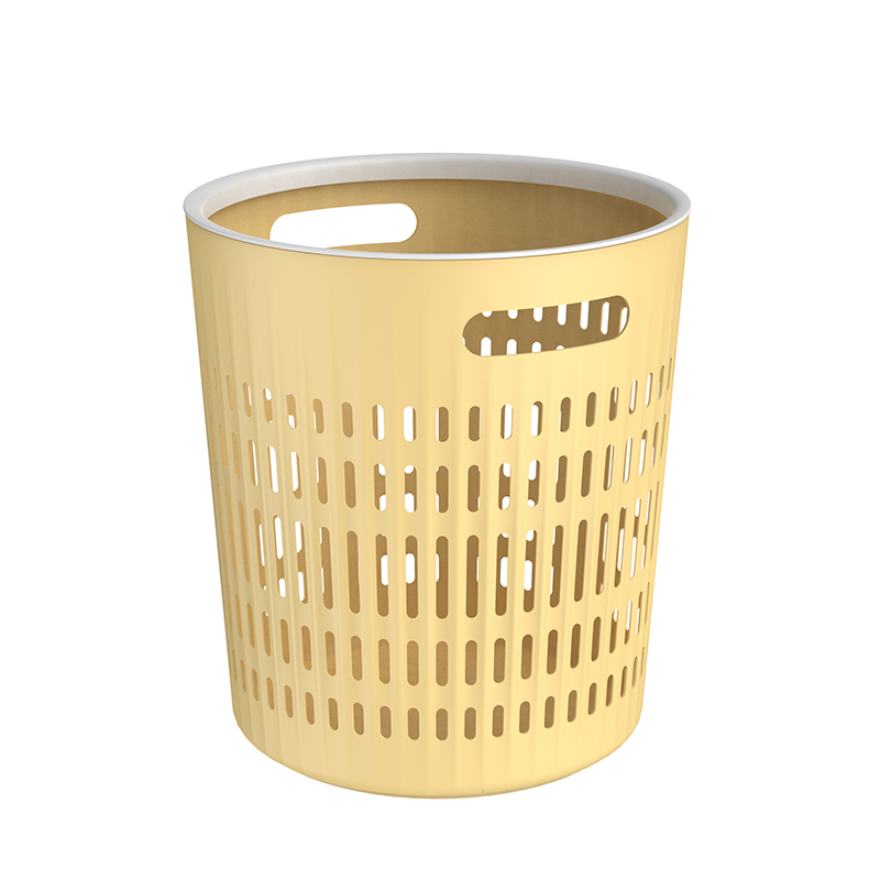 Extra thick large opening Plastic wastebasket garbage can