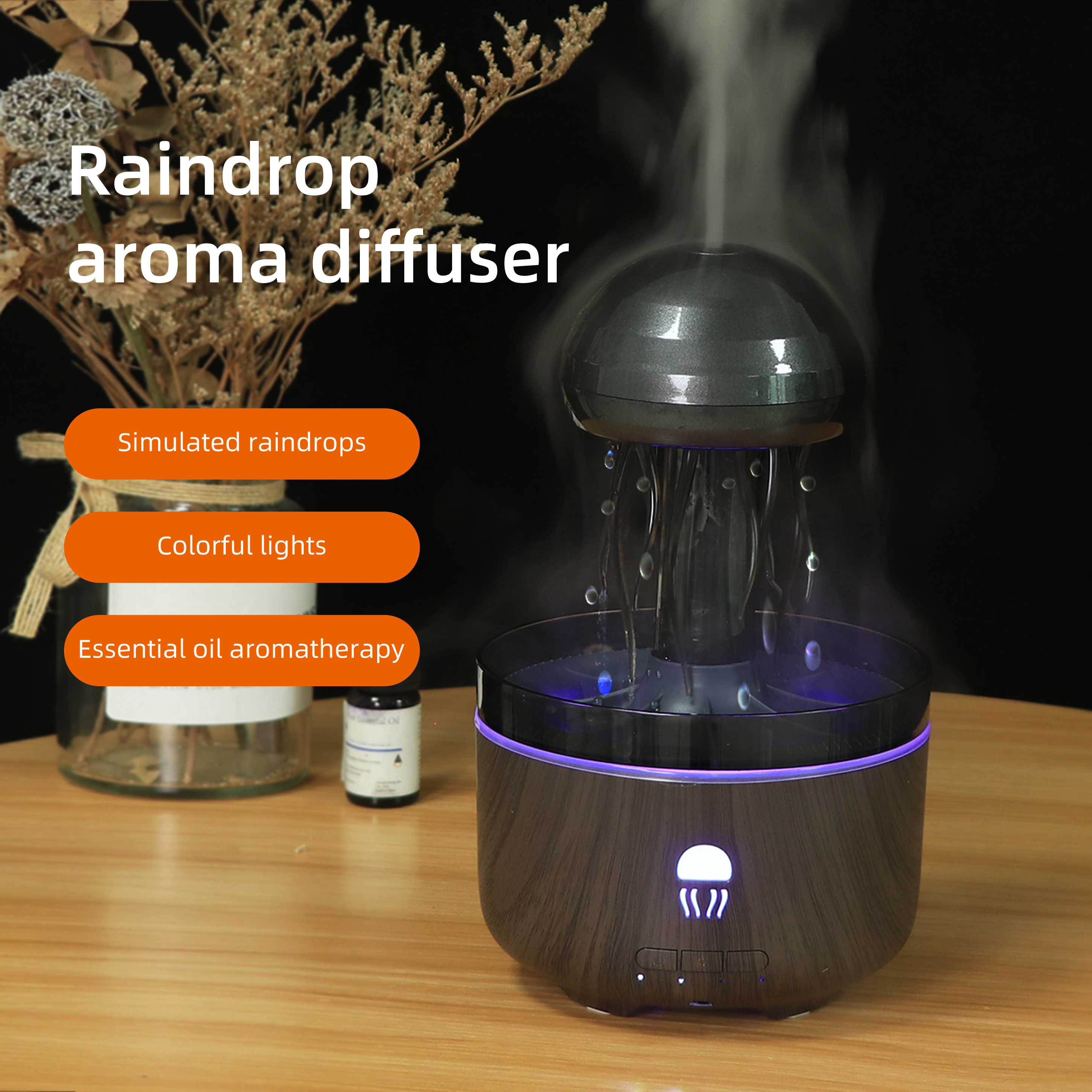 Flame Humidifier, Aromatherapy Machine