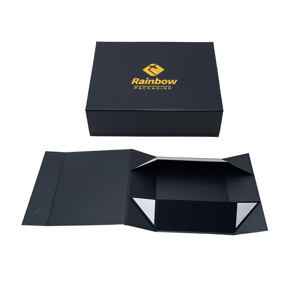 Qingdao rainbow paper magnetic folding gift box