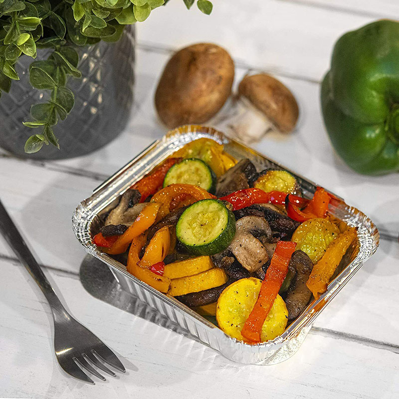 Small Aluminum Foil Food Container | Disposable Food-Grade Foil Tray