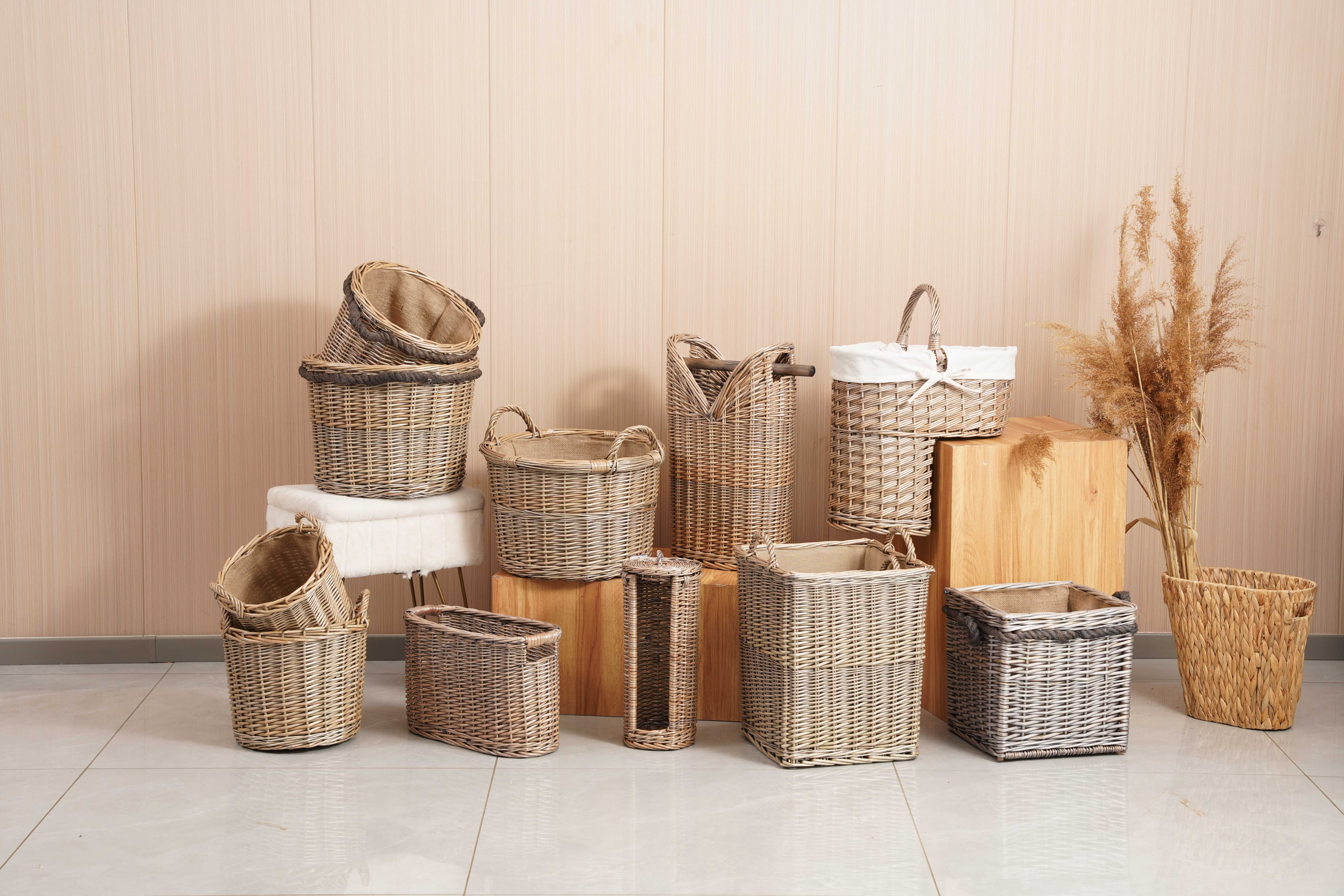 JY Willow Wicker Storage Basket