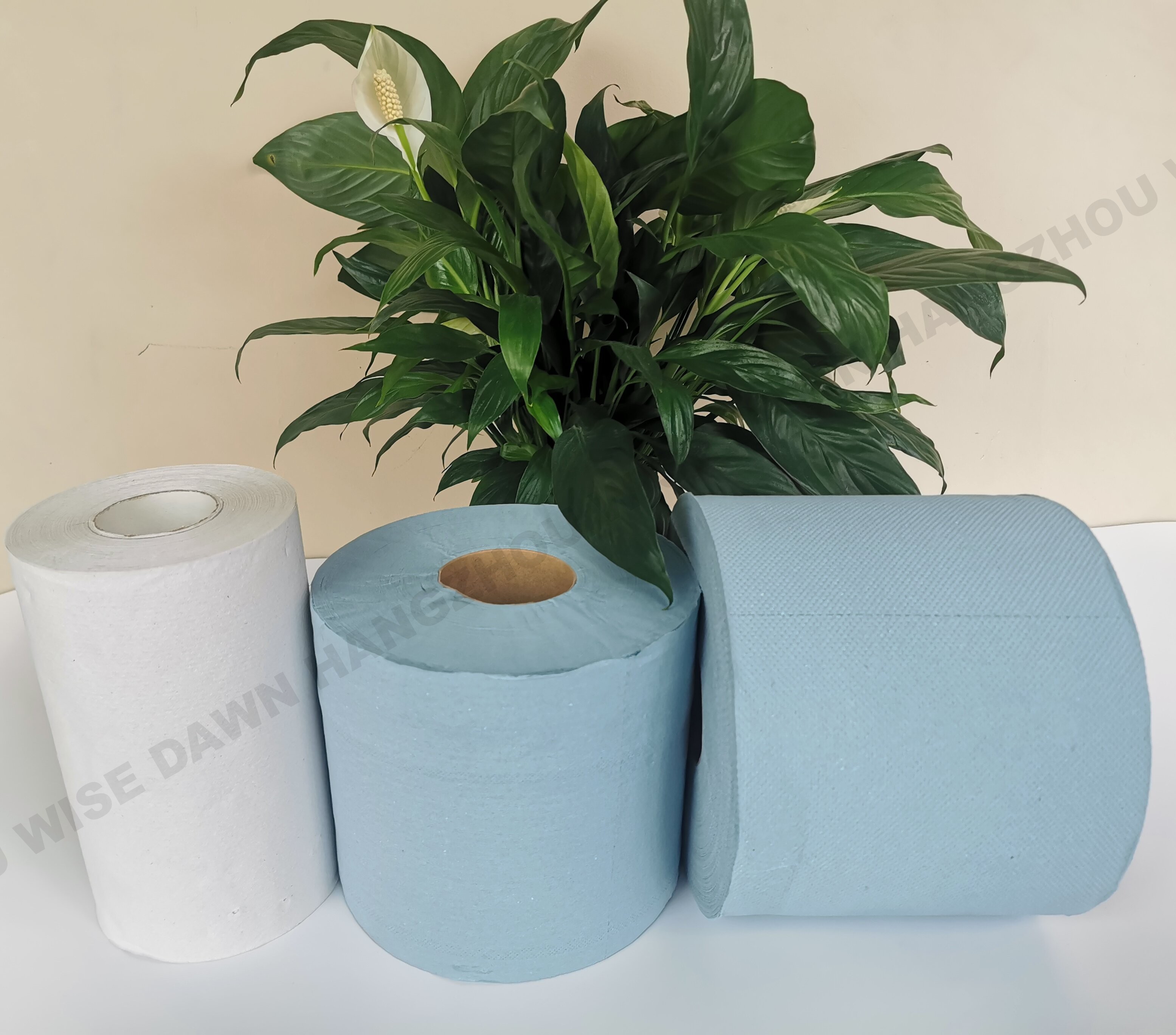 Kitchen paper towel disposable paper blue paper hand towel