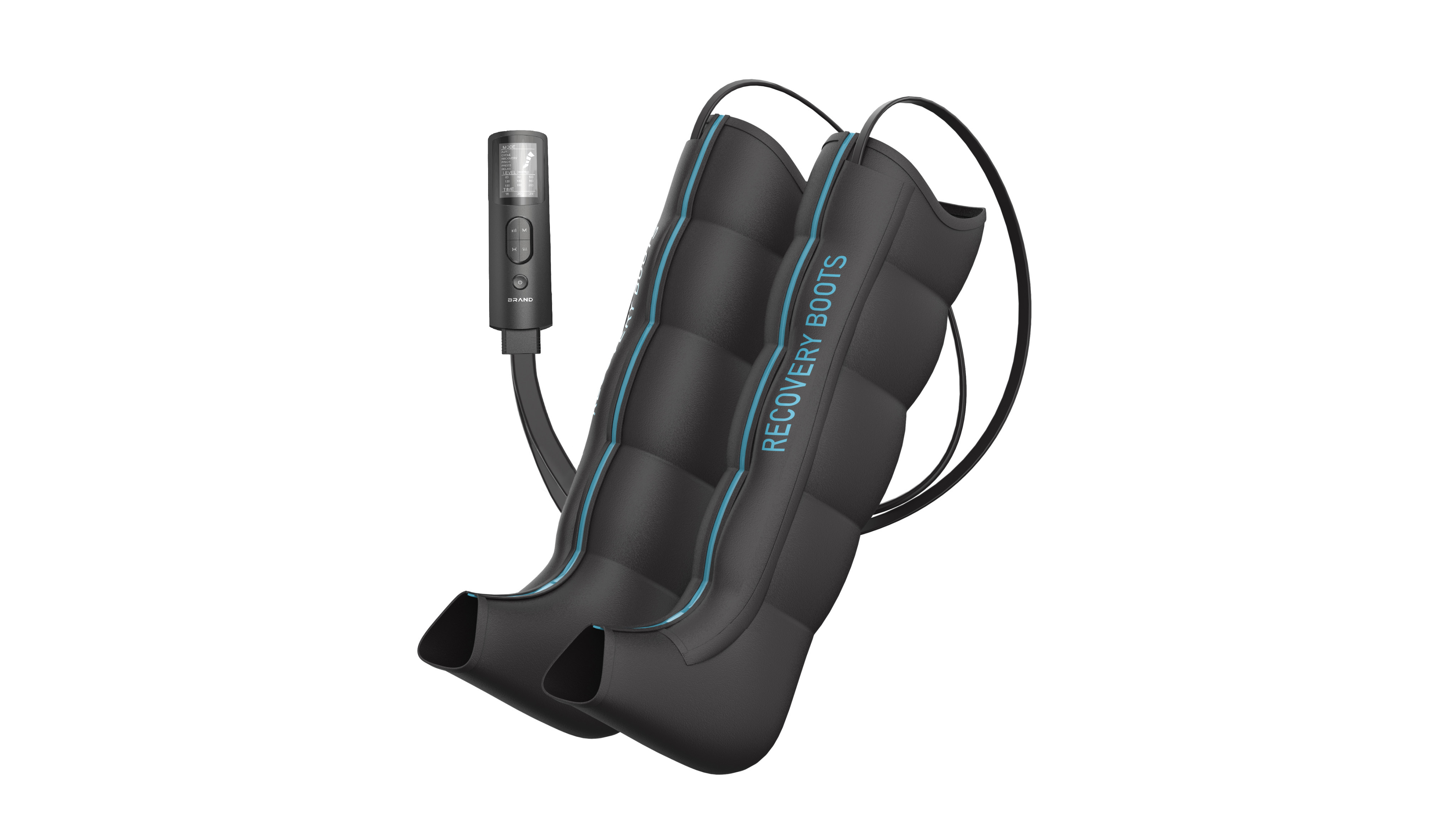 Overleaping Ultra-Portable Pair Air Compression Recovery Boots