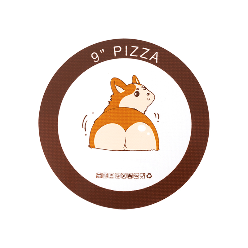 Round silicone non-stick baking mat kitchen baking mat