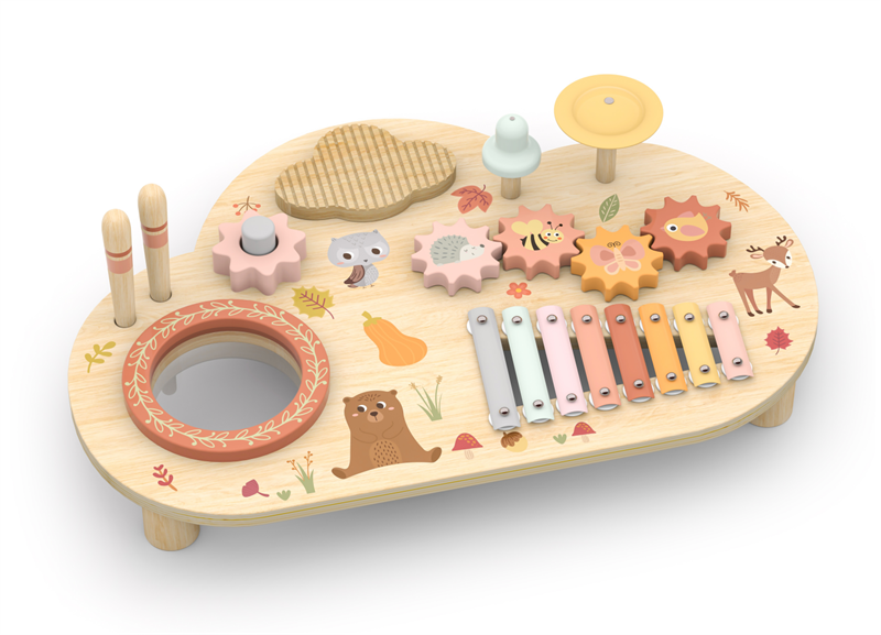 Baby wooden musical toy
