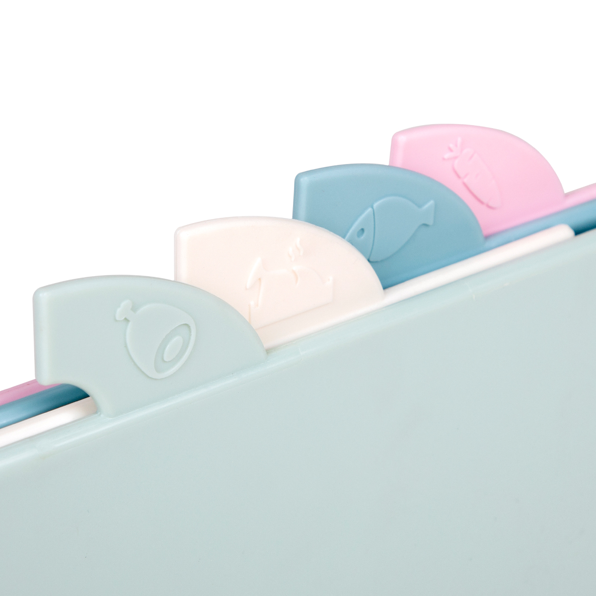 Four-piece cutting board set