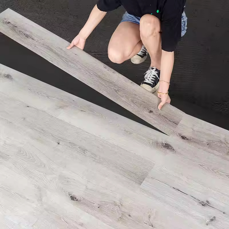 5mm 6mm UV Coating Waterproof Click Locking Spc Vinyl Plank Flooring