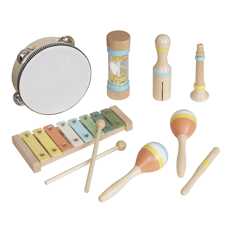 Wooden baby toy instrument