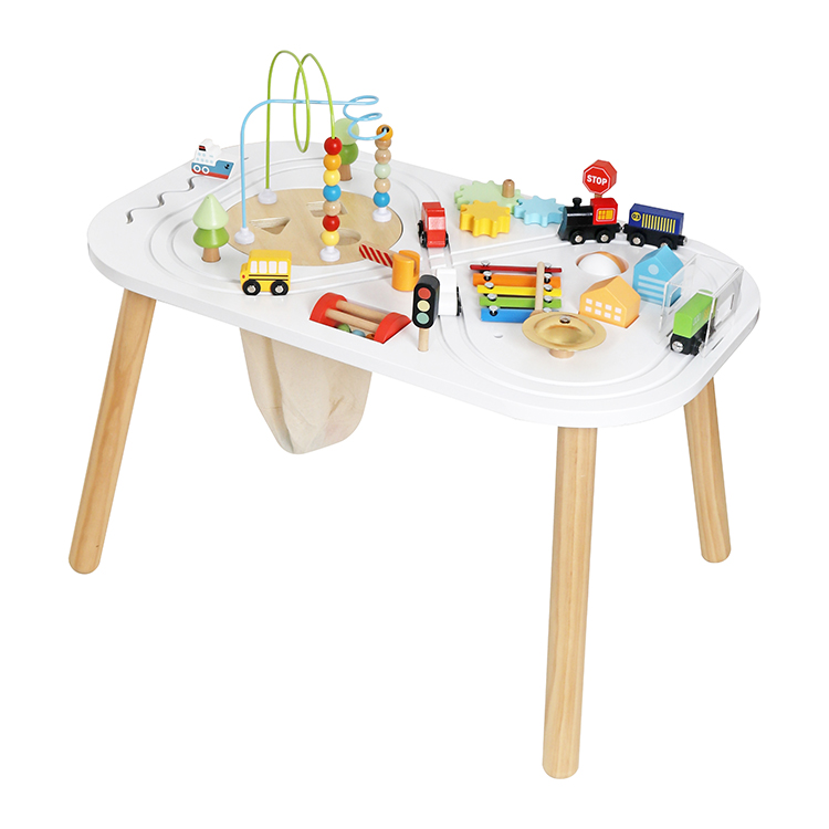 Kids gift educational wooden activity table