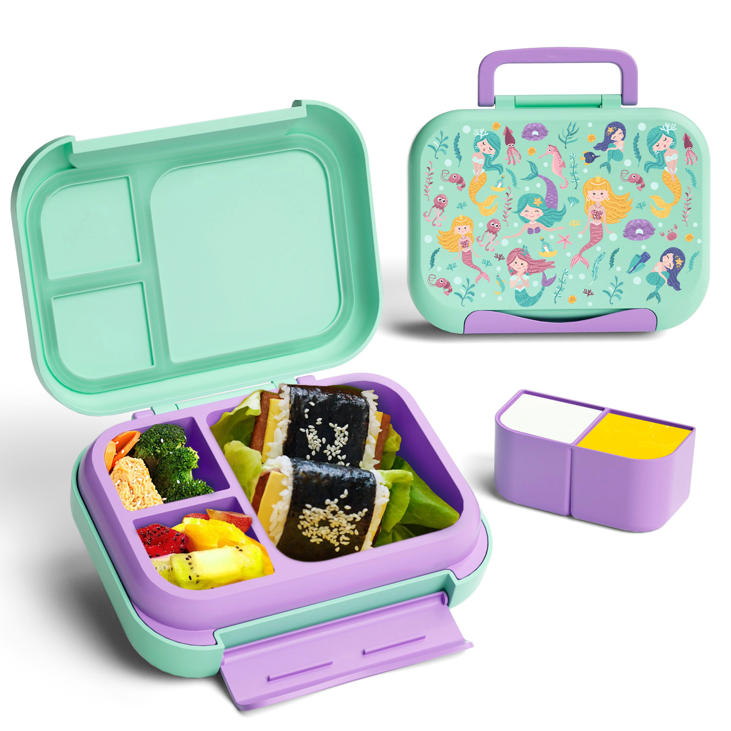 Double Deck Bento Box Baby Lunch Box Salad Container Leakproof Lunch Box Kids Bento Lunch Container