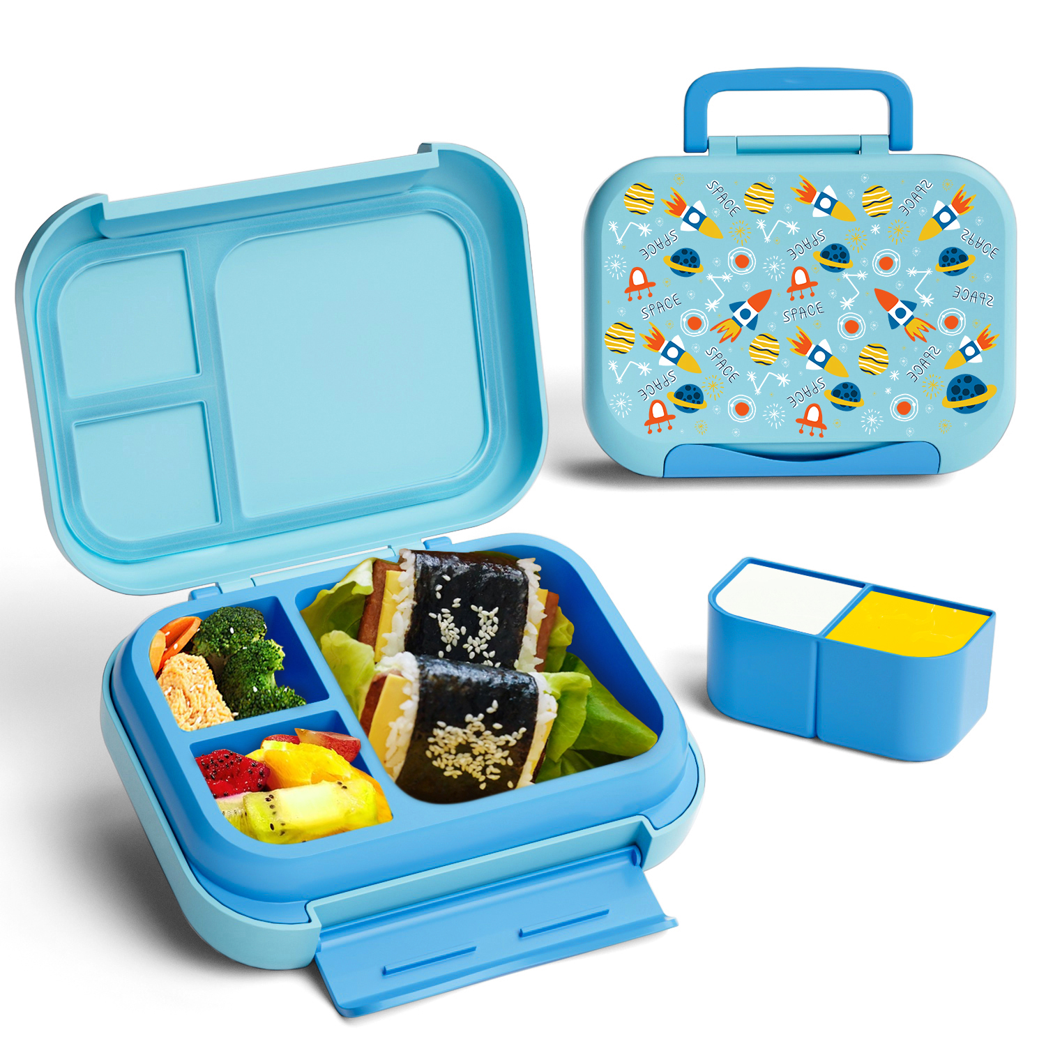 Double Deck Bento Box Baby Lunch Box Salad Container Leakproof Lunch Box Kids Bento Lunch Container
