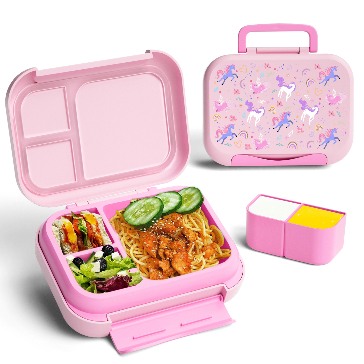 Double Deck Bento Box Baby Lunch Box Salad Container Leakproof Lunch Box Kids Bento Lunch Container