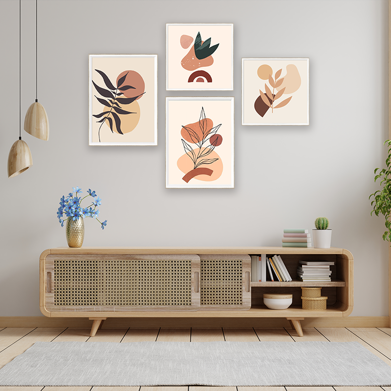 2023 Hot Sell Popular Design Printing Landscape painting HD wall art on canvas framed for livingroom