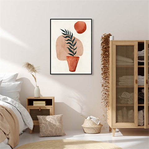 Factory Direct hot sell morden design framed canvas with foil home hotle use floating framed canvas