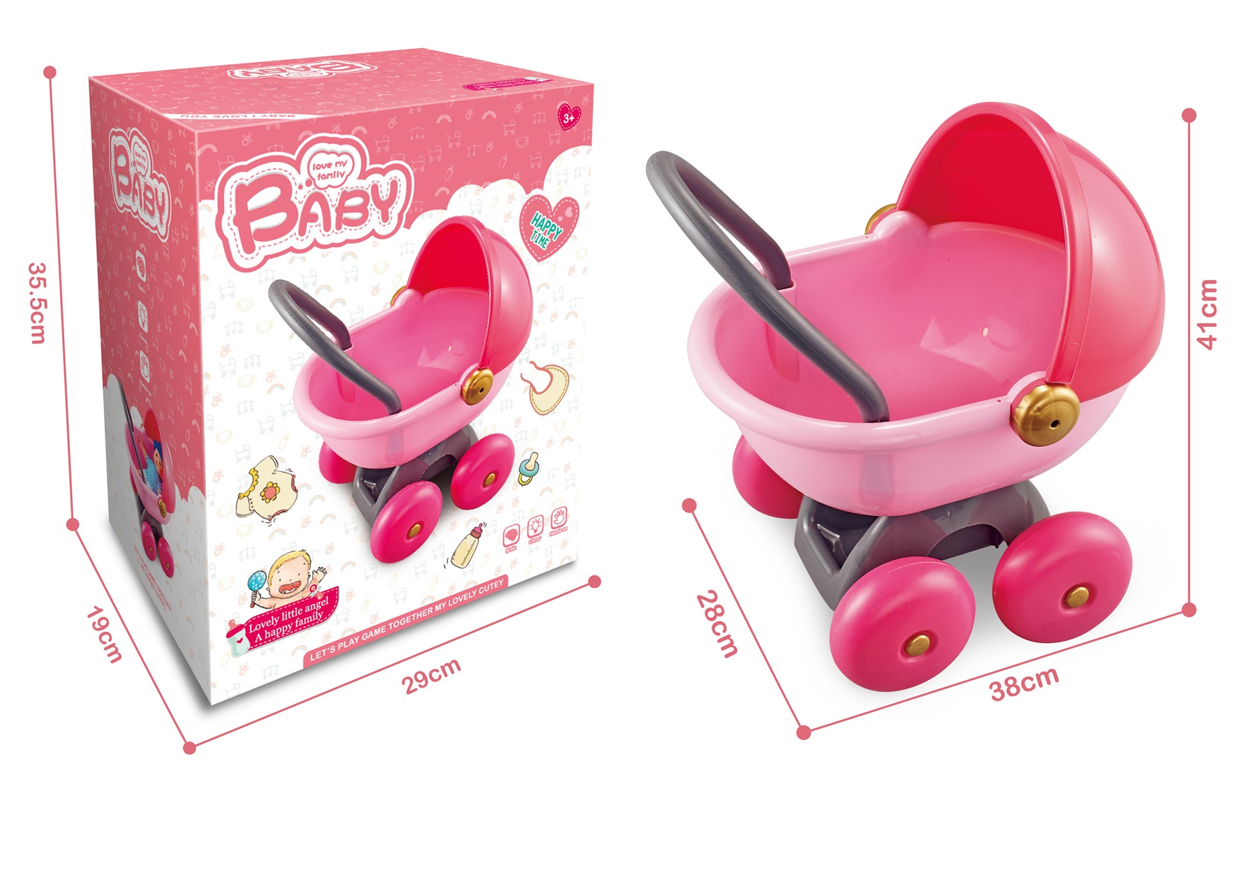 Stroller and baby walker