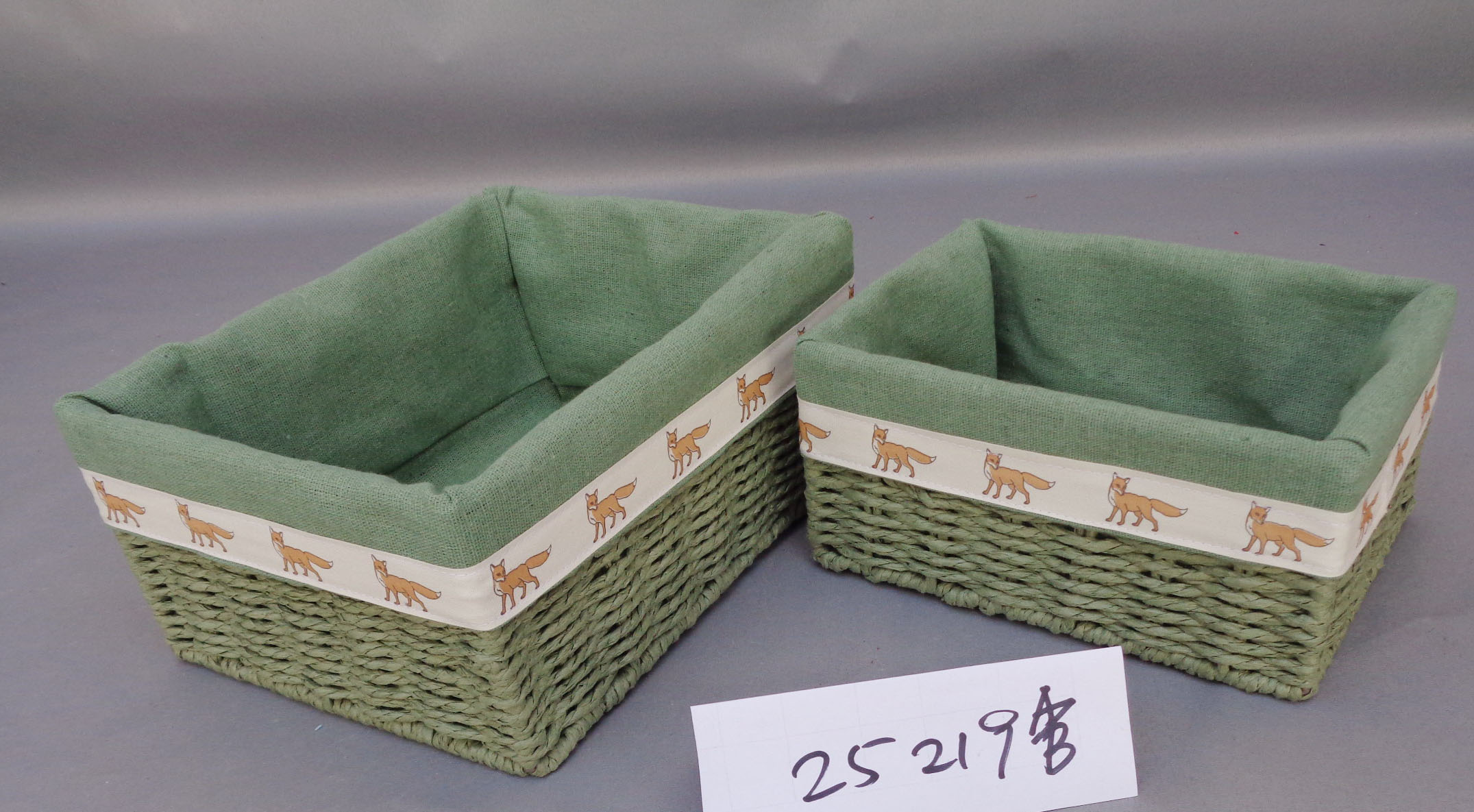 Paper rope storage basket