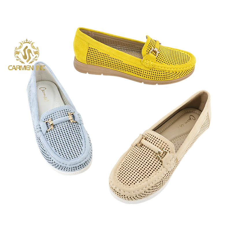 Ladies' Slip-On Formal Shoes Women Breathable Flats Momther Soft Sole Shoes Large Size Custom