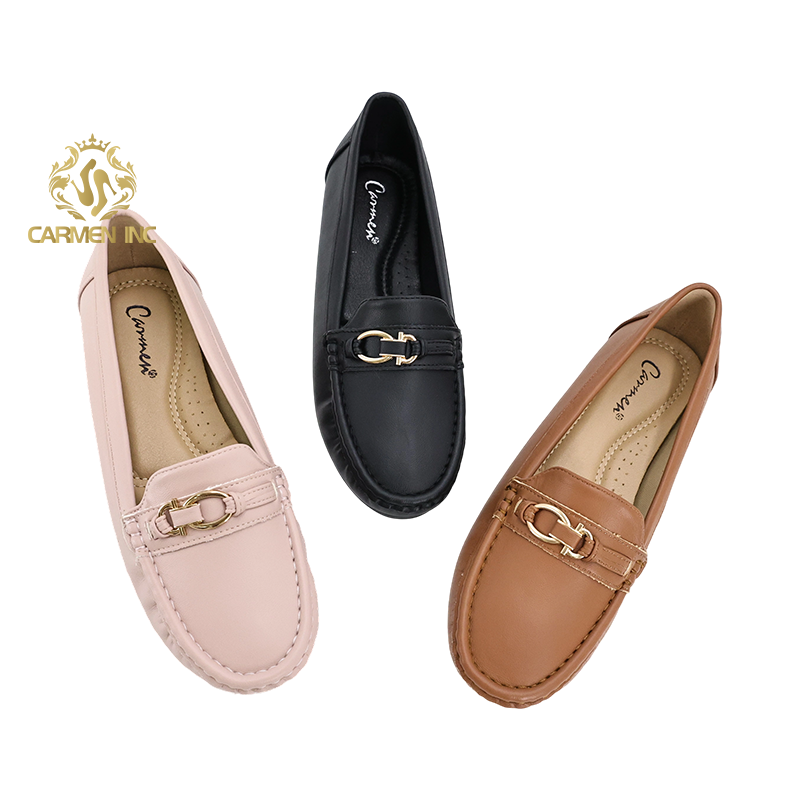 Fashion New Arrivals 2025 Women Casual Dress Shoes Comfort PU Upper Shoes Wholesale Ladies Flats