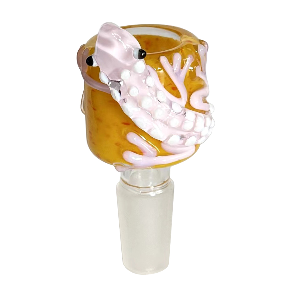 Lizard glass hookah trumpet