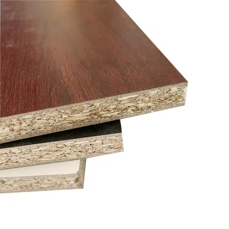 China Manufacturer 18 mm Melamine Faced Chipboard Full Bedrooms Table Dressing Table Particle Board