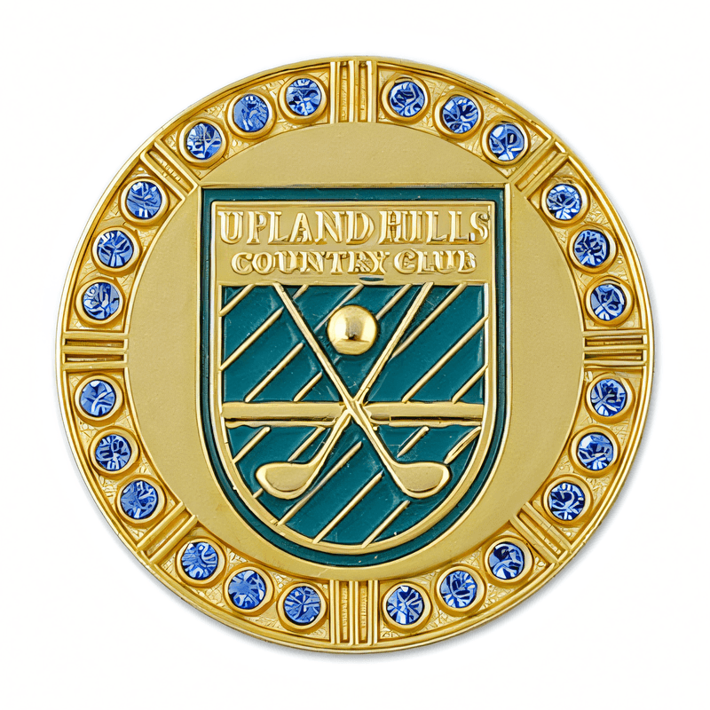New Design Rhinestone Golf Ball Markers With Your Own Logo