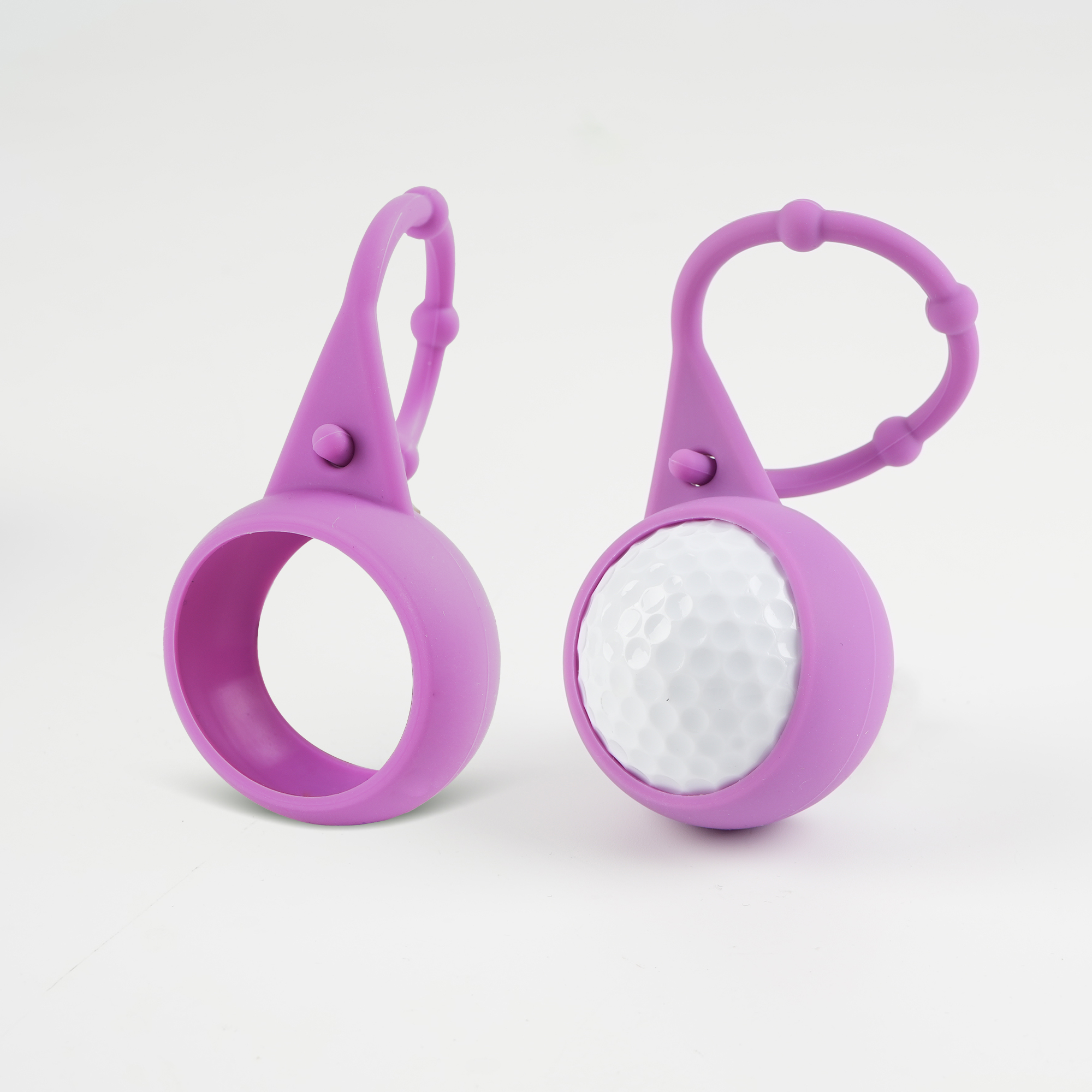 Wholesale High Quality Silicone Golf Ball Carrier Cover Sleeve for 1 Ball