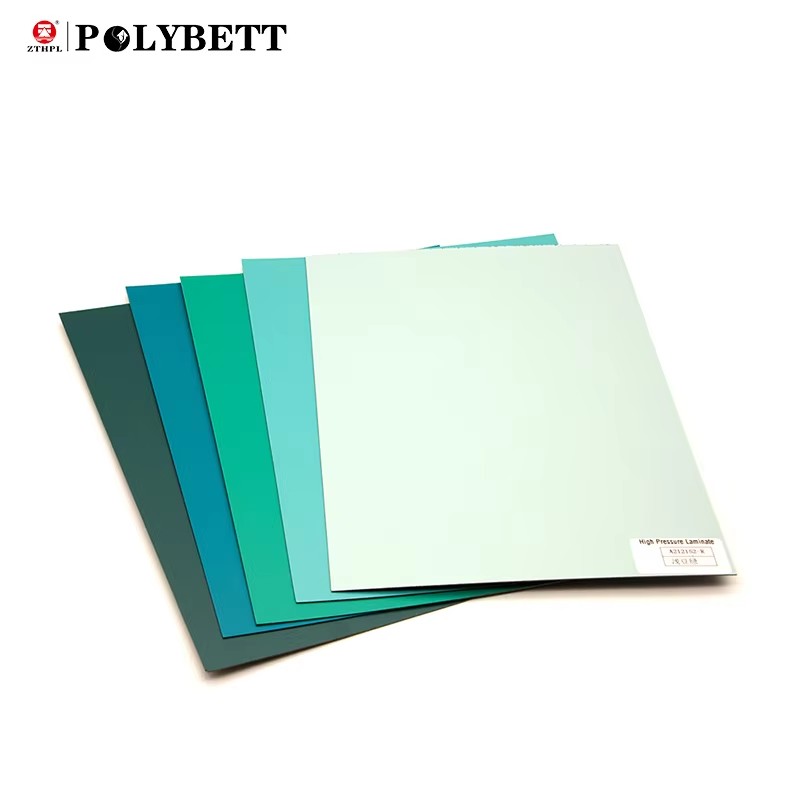 Solid color HPL high pressure laminate sheet for kitchen furniture