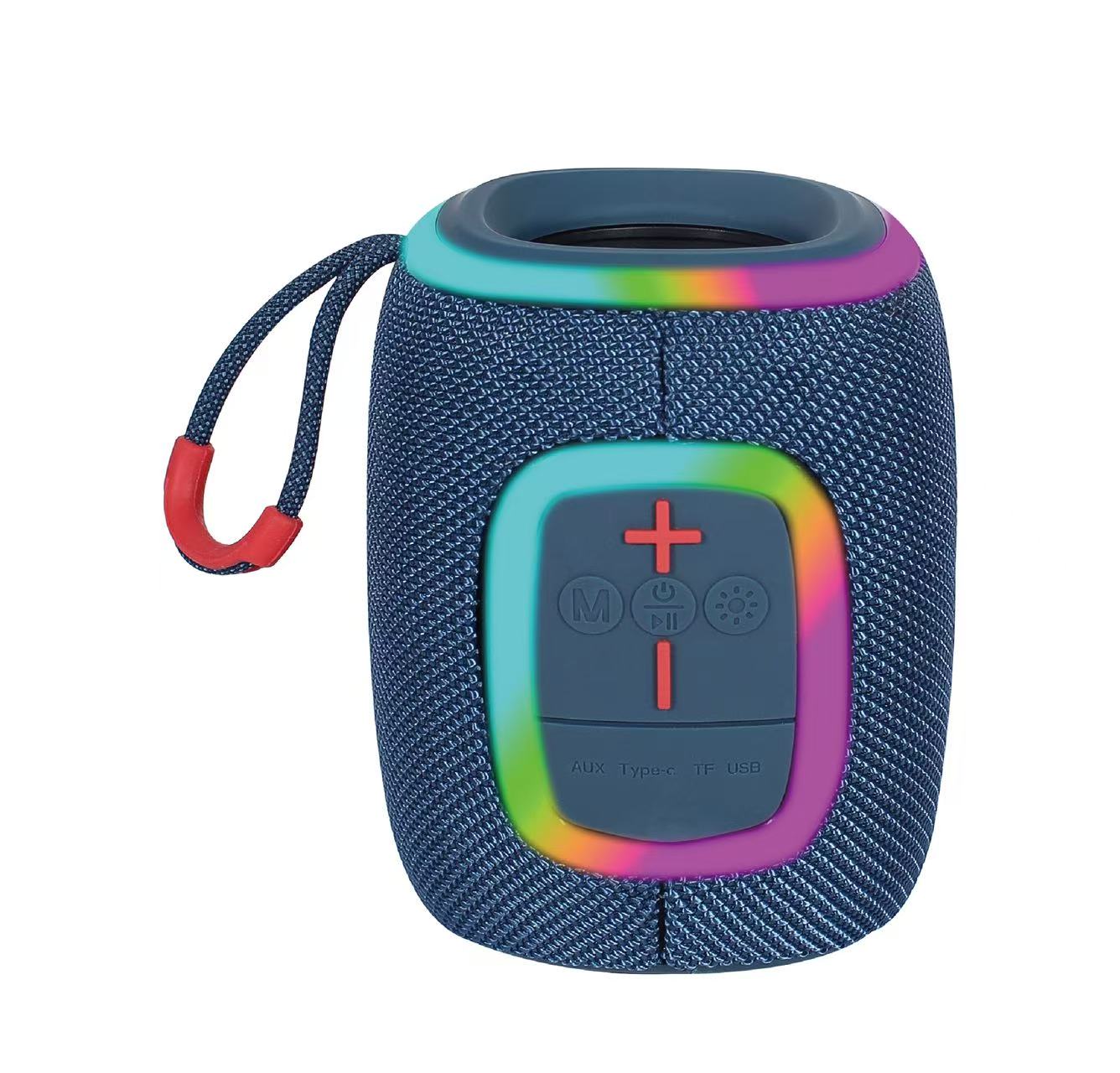 New Version Portable karaoke speaker with colorful lights outdoorBluetooth speakers
