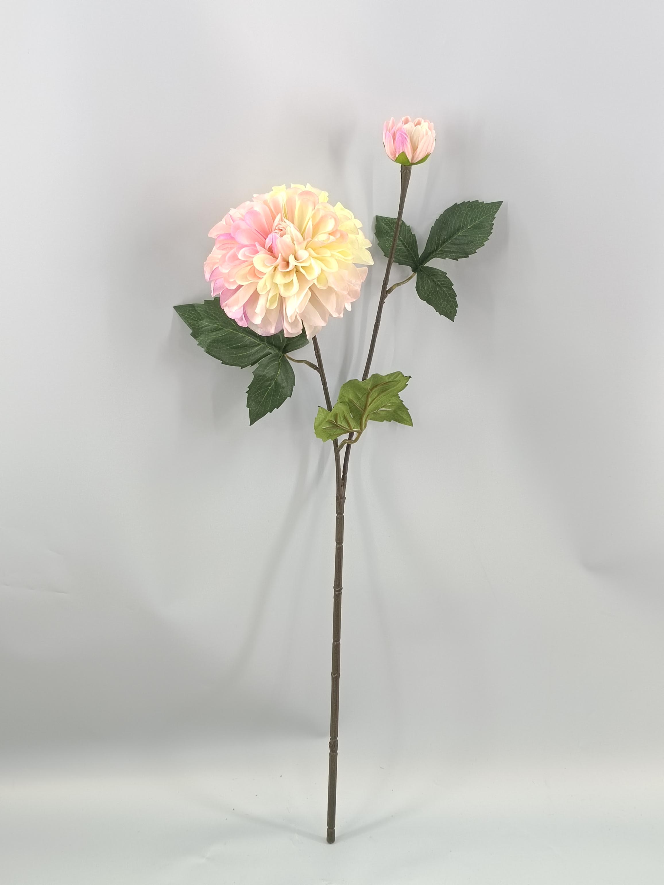Touching sensation of 2 large peony flowers - high imitation moisturizing feel