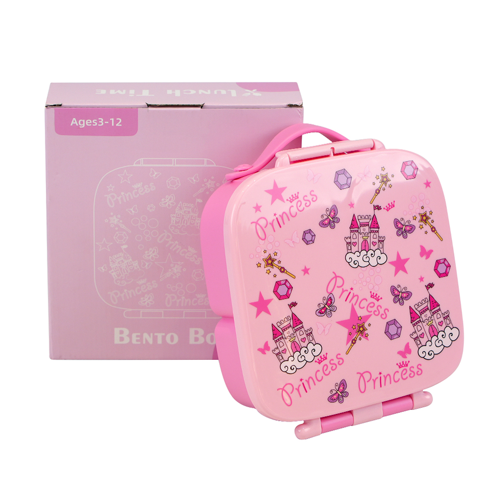 Custom Logo Office Food Container Kids Bento Boxes Set Lunch Box for Children School