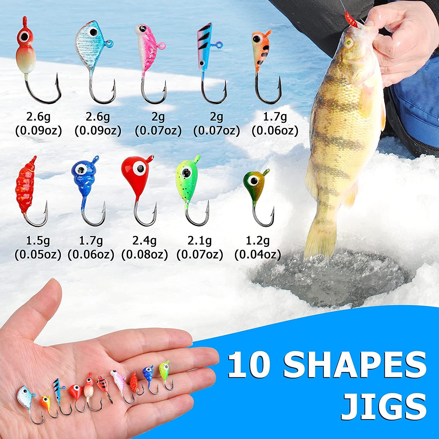 Ice fishing hook